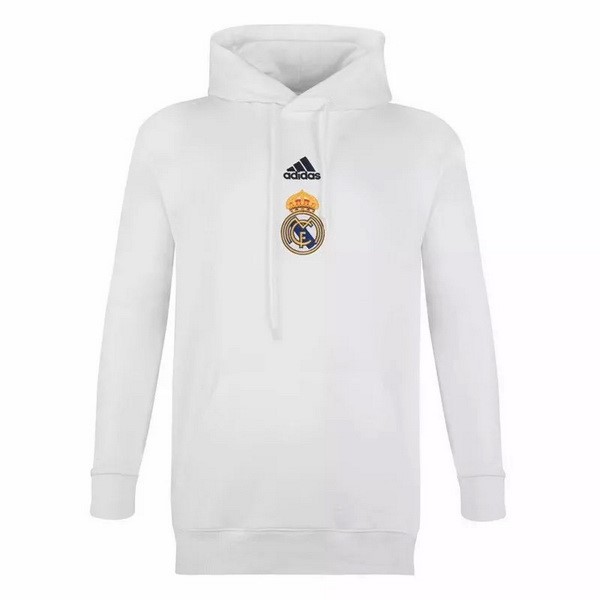 Sweat Shirt Capuche Real Madrid 2020 2021 Blanc